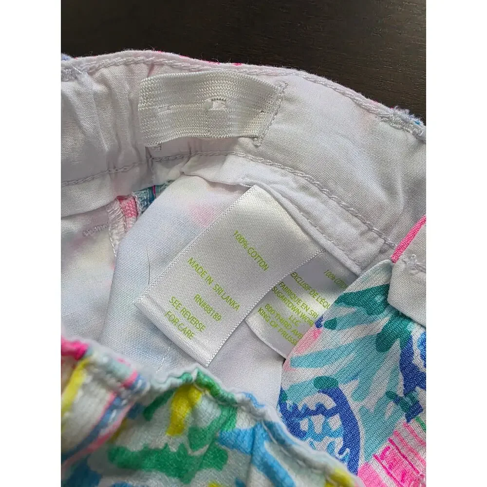 Lilly Pulitzer Boys Beaumont Short Pop Up Summer Remix Patch Size 2